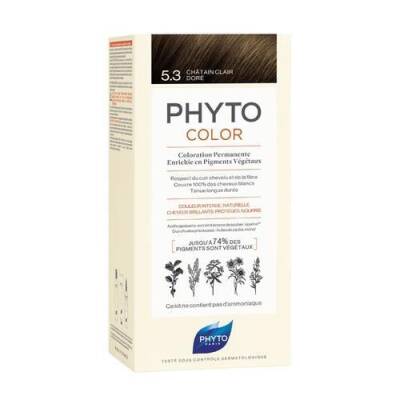 Phyto Phytocolor Bitkisel Saç Boyası 5.3 - Açık Kestane Dore - 1