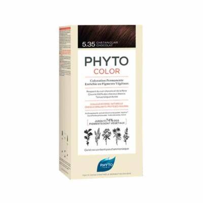Phyto Phytocolor Bitkisel Saç Boyası 5.35 - Açık Kestane Dore Akaju Yeni Formül - 1
