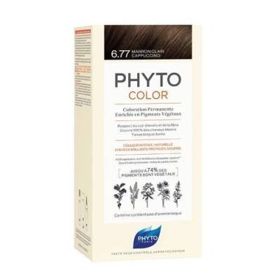 Phyto Phytocolor Bitkisel Saç Boyası 6.77 Cappuccino Kahve - 1