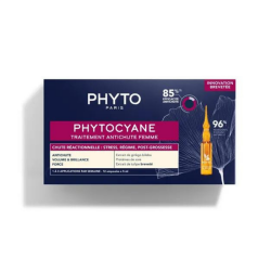 Phyto Phytocyane Kadın Tipi Dönemsel Saç Dökülmesine Karşı Bakım Serumu 12x5 ml - 1