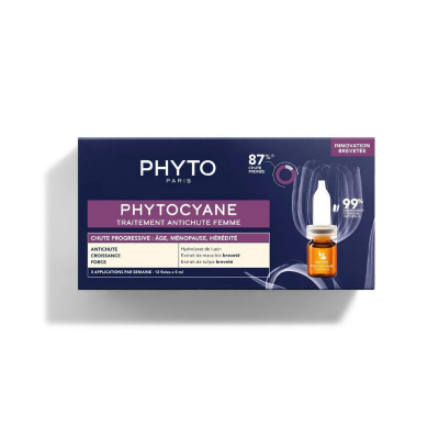 Phyto Phytocyane Kadın Tipi Kronik Saç Dökülmesi Karşıtı Bakım Serumu 12x5 ml - 1