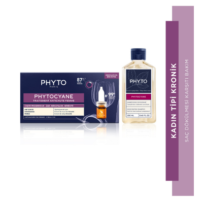 Phytocyane Women Progressive Hair Loss + Phytocyane Shampoo İkili Özel Fiyat - 1