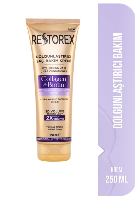 Restorex Collagen & Biotin Dolgunlaştırıcı Saç Bakım Kremi 250 ml - 5