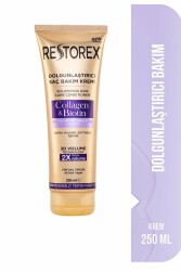 Restorex Collagen & Biotin Dolgunlaştırıcı Saç Bakım Kremi 250 ml - 1