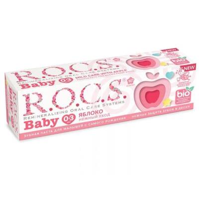 Rocs Baby Elma Püresi Tadında 0-3 Yaş Diş Macunu 35 ml - 1