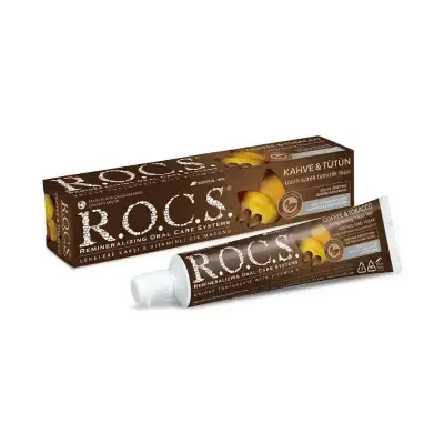 Rocs Kahve&Tütün Lekelerine Karşı Diş Macunu 60ml - R.O.C.S.