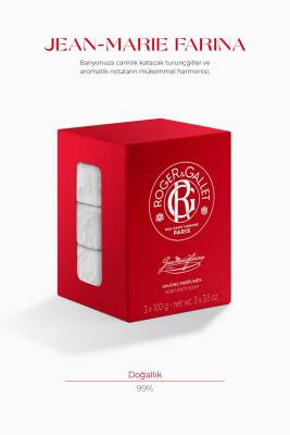 Roger&Gallet Jean Marie Farina Perfumed Soap 3x100 g - 2