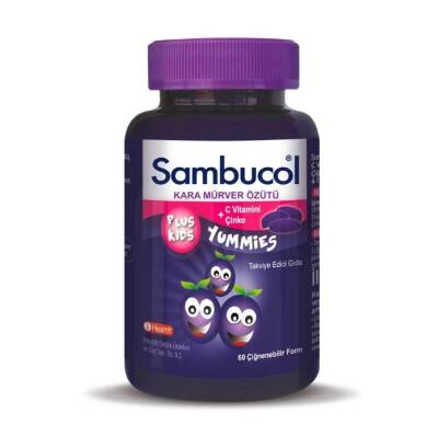 Sambucol Plus Kids Yummies Gıda Takviyesi 60 Adet - 1