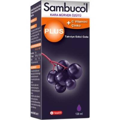 Sambucol Plus Likit Kara Mürver Ekstresi 120ml - 1