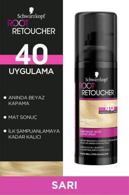 Schwarzkopf Root Retoucher Sarı Saçlar İçin Kapatıcı 120ml - 1