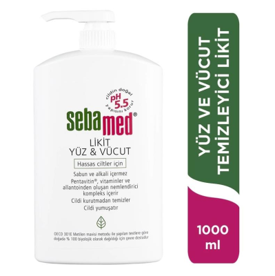 Sebamed Likit Yüz ve Vücut Temizleyici 1000 ml - 2