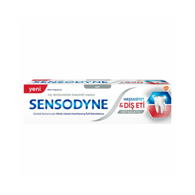 Sensodyne Hassasiyet ve Diş Eti Macunu Beyazlatıcı 75 ml - 1