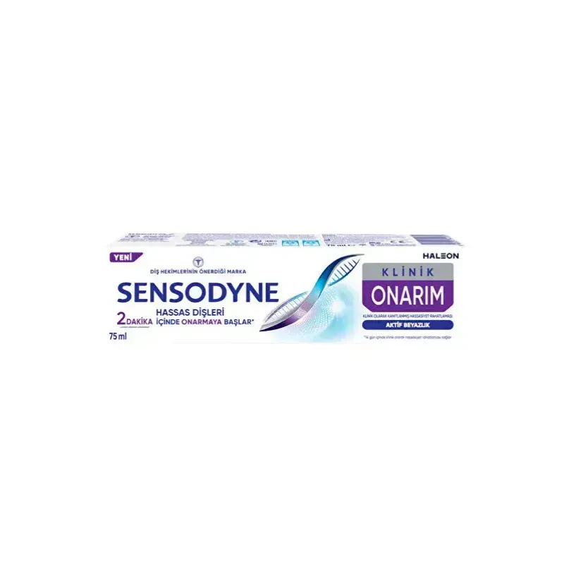 Sensodyne Klinik Onarım Aktif Beyazlık Diş Macunu 75 ml -1