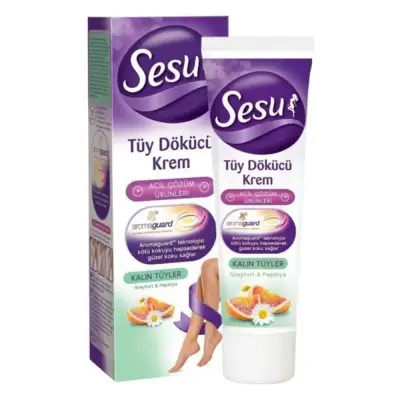 Sesu Tüy Dökücü Krem Kalın Tüyler 100 ml - 1