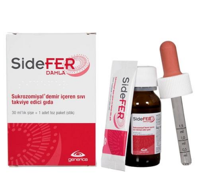SideFer Damla Takviye Edici Gıda 30 ml Şişe - 1