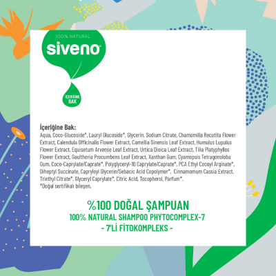 Siveno Doğal 7'li Fitokompleks Şampuan 300 ml - 5