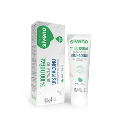 Siveno Doğal Beyazlatıcı Nane Ferahlığı Diş Macunu 65 gr - 1