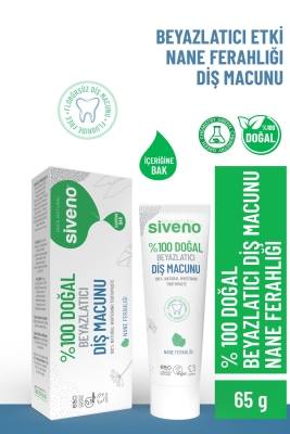 Siveno Doğal Beyazlatıcı Nane Ferahlığı Diş Macunu 65 gr - 2