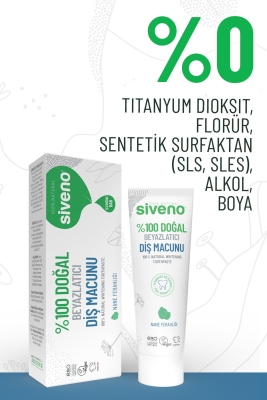 Siveno Doğal Beyazlatıcı Nane Ferahlığı Diş Macunu 65 gr - 4