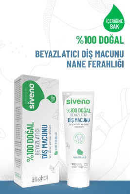 Siveno Doğal Beyazlatıcı Nane Ferahlığı Diş Macunu 65 gr - 5
