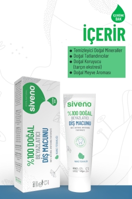 Siveno Doğal Beyazlatıcı Nane Ferahlığı Diş Macunu 65 gr - 6