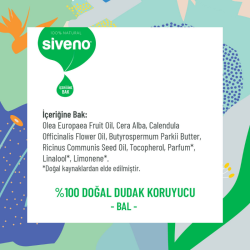 Siveno Doğal Dudak Koruyucu Bal 6 gr - 8