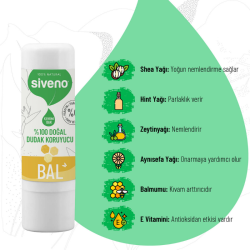 Siveno Doğal Dudak Koruyucu Bal 6 gr - 9