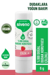 Siveno Doğal Dudak Koruyucu Çilek 6 gr - 2