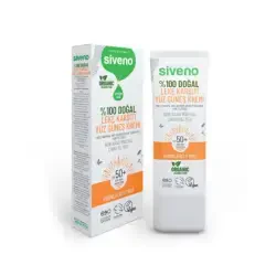 Siveno Doğal Leke Karşıtı Spf50+ Yüz Güneş Kremi 30 ml - 1