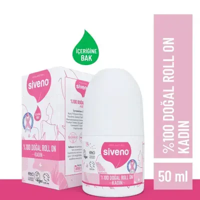 Siveno Doğal Roll-On Kadınlar İçin 50 ml - 3