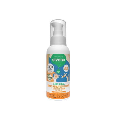 Siveno Doğal Tüm Aile için Güneş Losyonu Spf50+ 100 ml - Siveno