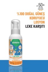 Siveno Doğal Tüm Aile için Güneş Losyonu Spf50+ 100 ml - 7
