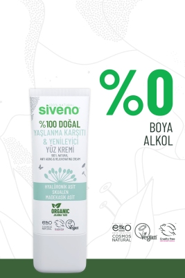Siveno Doğal Yaşlanma Karşıtı Yüz Kremi 30 ml - 4