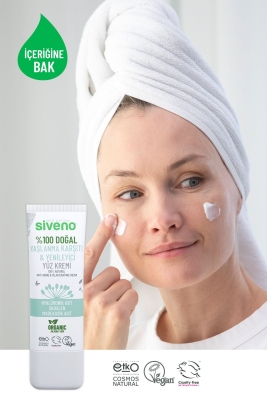 Siveno Doğal Yaşlanma Karşıtı Yüz Kremi 30 ml - 6