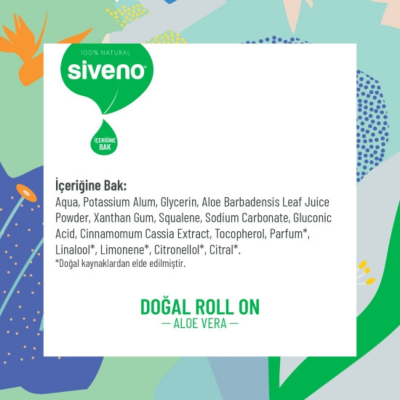 Siveno Ferahlatıcı Aloe Vera Roll-On 50 ml - 7