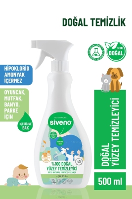 Siveno Leke Çıkarıcı Bitkisel Yüzey Temizleyici 500 ml - 2