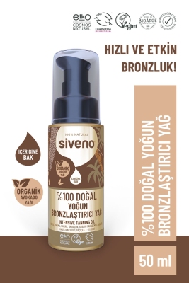 Siveno Nemlendirici Etkili Yoğun Bronzlaştırıcı Yağ 50 ml - 2