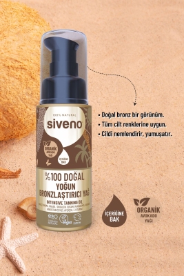 Siveno Nemlendirici Etkili Yoğun Bronzlaştırıcı Yağ 50 ml - 3