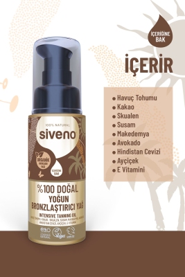 Siveno Nemlendirici Etkili Yoğun Bronzlaştırıcı Yağ 50 ml - 5