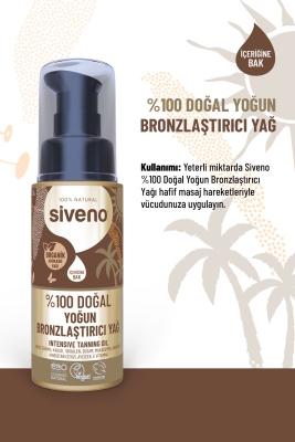 Siveno Nemlendirici Etkili Yoğun Bronzlaştırıcı Yağ 50 ml - 7
