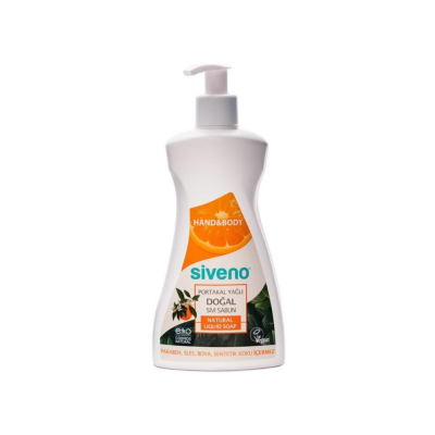 Siveno Portakal Yağlı Doğal Sıvı Sabun 300 ml - 1