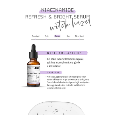 Skin401 Niacinamide Refresh & Bright Serum 30 ml - 3