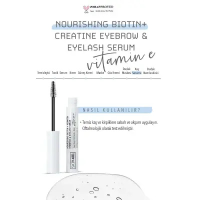 Skin401 Nourishing Biotin + Creatine Eyebrow & Eyelash Serum 6.5 ml - 3