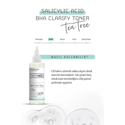 Skin401 Salicylic Acid Bha Clarify Toner 200 ml - 3