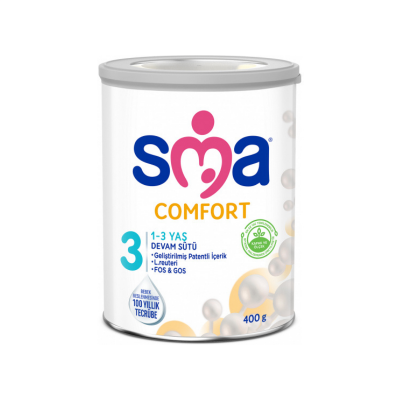SMA Comfort 3 Numara 1-3 Yaş Bebek Sütü 400 Gr - 1