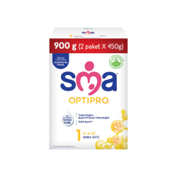 Sma Optipro 1 0-6 Ay Bebek Sütü 900 g (2 Paket x 450 g) - SMA