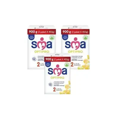 Sma Optipro 2 6-12 Ay Devam Sütü 900 g - Üçlü Paket - SMA