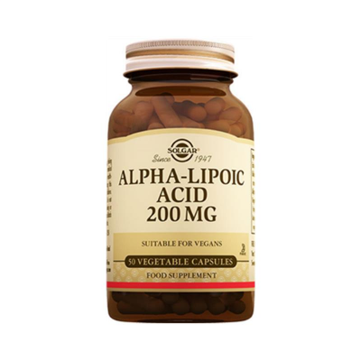 Solgar Alpha-Lipoic Acid 200 mg 50 Kapsül - 1