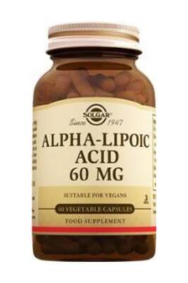 Solgar Alpha Lipoic Acid 60 mg 60 Kapsül - 1