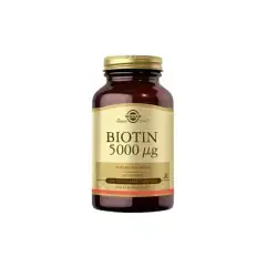 Solgar Biotin 5000 mcg 100 Bitkisel Kapsül - Solgar